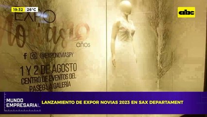 Video: Lanzamiento de Expo Novias 2023 en Sax Departament