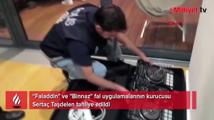 Falcı Sertaç Taşdelen tahliye edildi