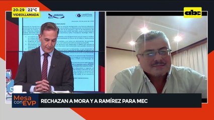 Video: Rechazan a Federico Mora y a Fernando Ramírez para el MEC