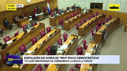 Video: Expulsión de Soria es “muy poco democrática”