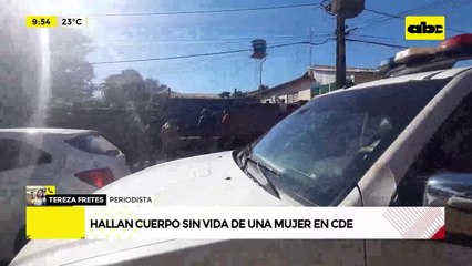 Video: Hallan cuerpo sin vida de una mujer