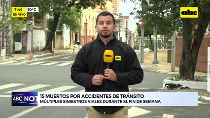Video: Accidentes de tránsito durante el fin de semana