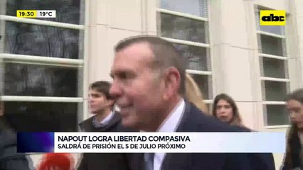 Napout Logra “Libertad Compasiva” Y Saldrá Libre El 5 De Julio Próximo