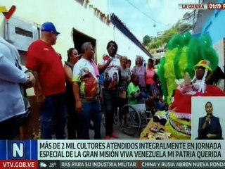 Más de 2 mil cultores fueron atendidos con una jornada integral de salud en el edo. La Guaira