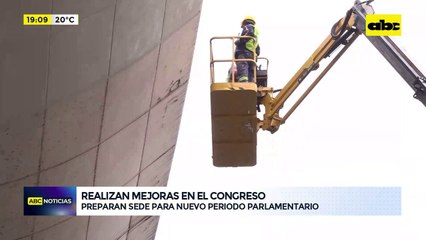 Video: Realizan mejoras en el Congreso para recibir a los nuevos parlamentarios