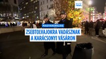 Idén civil ruhás rendőrök is vadásznak a zsebtolvajokra a budapesti karácsonyi vásárokon