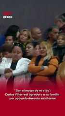 ❤️ Durante su Primer Informe, Carlos Villarreal no ocultó la emoción al agradecer a su familia por acompañarlo y ser su mayor impulso. “Son el motor de mi vida”, expresó el alcalde.