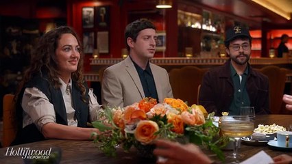 Alex Edelman, Jacqueline Novak, Jenny Slate, Mike Birbiglia, Ramy Youssef and Taylor Tomlinson at the THR Stand-Up Comedy Roundtable | Off Script With The Hollywood Reporter