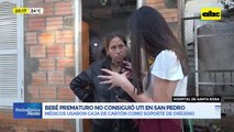 Video: Bebé prematuro no consiguió UTI en San Pedro