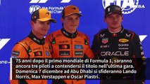 La corsa a tre per il titolo, nell'ultima gara di Formula 1