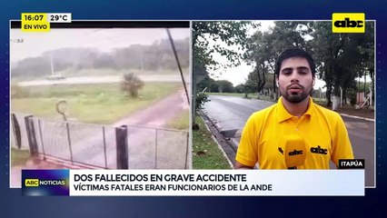 Video: Dos fallecidos en grave accidente de tránsito en Itapúa
