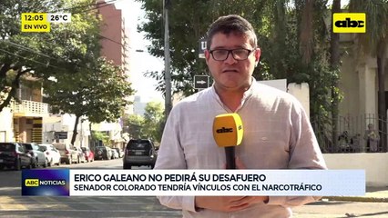 Video: Erico Galeano no pedirá su desafuero