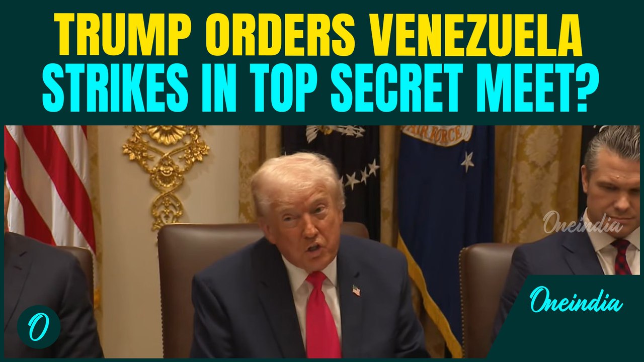 Trump Cabinet Meet FULL VIDEO: Trump DECLARES War on Venezuela in TOP SECRET MEET? Warns Maduro