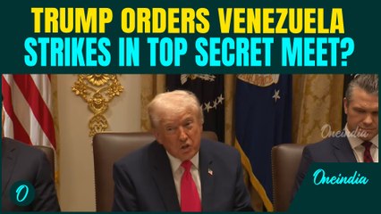 Trump Cabinet Meet FULL VIDEO: Trump DECLARES War on Venezuela in TOP SECRET MEET? Warns Maduro