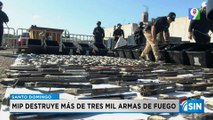 Incinera 3,945 armas ilegales recuperadas en operativos nacionales | Primera Emisión SIN