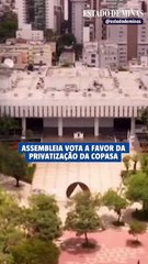 ALMG aprova projeto que permite a privatização da Copasa