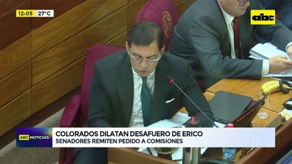 Video: Colorados dilatan desafuero de Erico Galeano
