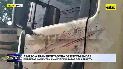 Video: Asalto a transportadora de encomiendas