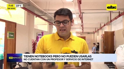 Video: Escuela del Mercado 4 tiene notebooks, pero no docentes de informática