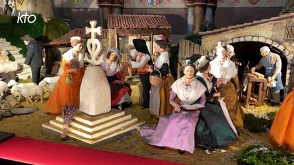 Une crèche provençale au coeur de Notre-Dame de Paris