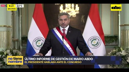 Video: Mario Abdo presenta su último Informe de Gestión