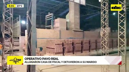 Operativo Pavo Real: Allanaron casa de fiscal y detuvieron a su marido
