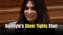 Kimberly Guilfoyle Struts in Sheer Tights While Gushing About Her Ex-Husbands