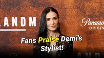 Demi Moore Stuns in Netted Gown at ‘Landman’ S2 Premiere, Fans Say Her Stylist Deserves an Award