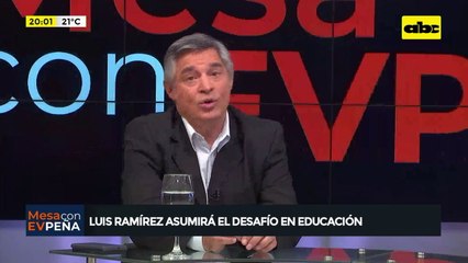 Video: Luis Ramírez asumirá el desafío en Educación