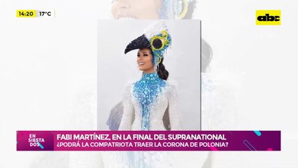 Video: Fabi Martínez, en la final del Miss Supranational