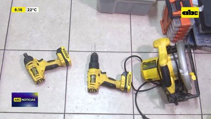 Video: Recuperan herramientas robadas de carpintería