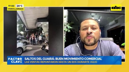 Saltos del Guairá: buen movimiento comercial