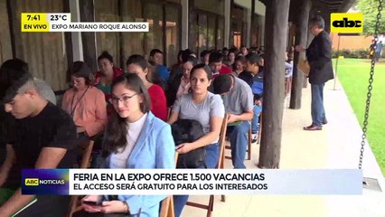 Video: Feria de empleos en la Expo con más de 1.500 vacancias laborales
