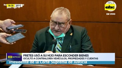 Antonio Fretes Usó A Su Hijo Para Esconder Bienes