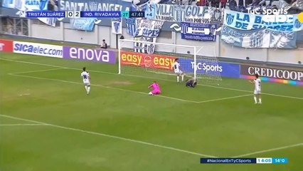El gol de Alex Arce en la goleada de Independiente Rivadavia