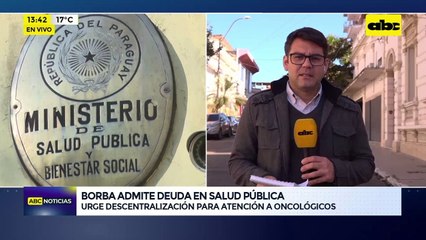 Video: Julio Borba admite deuda en Salud Pública