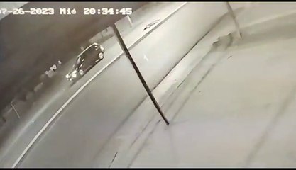 conductor huyó tras arrollar a un peatón en zona del túnel Tres Bocas