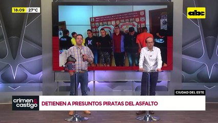 Video: Detienen a presuntos piratas del asfalto
