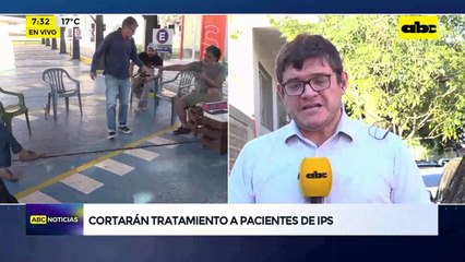 Cortarán tratamiento a pacientes de IPS: la Previsional adeuda 7 meses al Incan