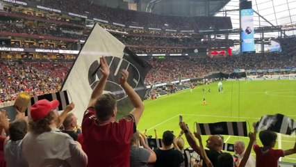 Locura por Miguel Almirón en el estadio Mercedes Benz de Atlanta