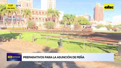 Video: Preparativos para la asunción de Santiago Peña