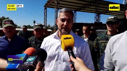 Video: Mario Abdo y Santiago Peña visitan Base del Comando de Defensa Interna en Arroyito