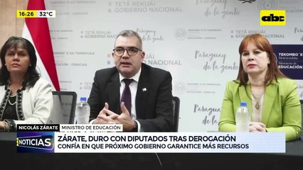 Video: Nicolás Zárate, duro con Diputados tras derogación del convenio con la UE