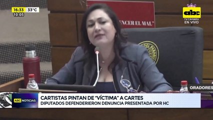 Video: Cartistas pintan de ‘’víctima’' a Horacio Cartes