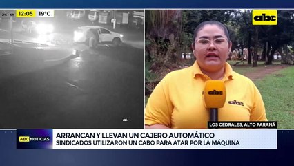 Video: Arrancan y llevan un cajero automático