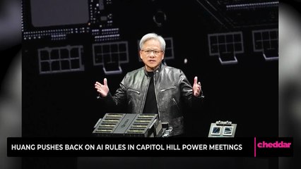 Huang Pushes Back on A.I. Rules in Capitol Hill Power Meetings