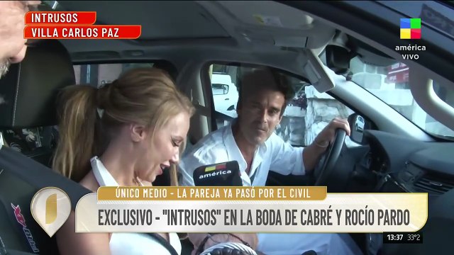 Nicolás Cabré se reconcilió con Intrusos y habló tras casarse con Rocío Pardo: Estoy...