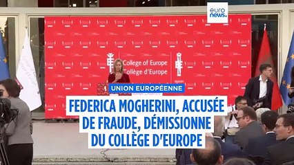 Federica Mogherini quitte le Collège d’Europe après des accusations de fraude