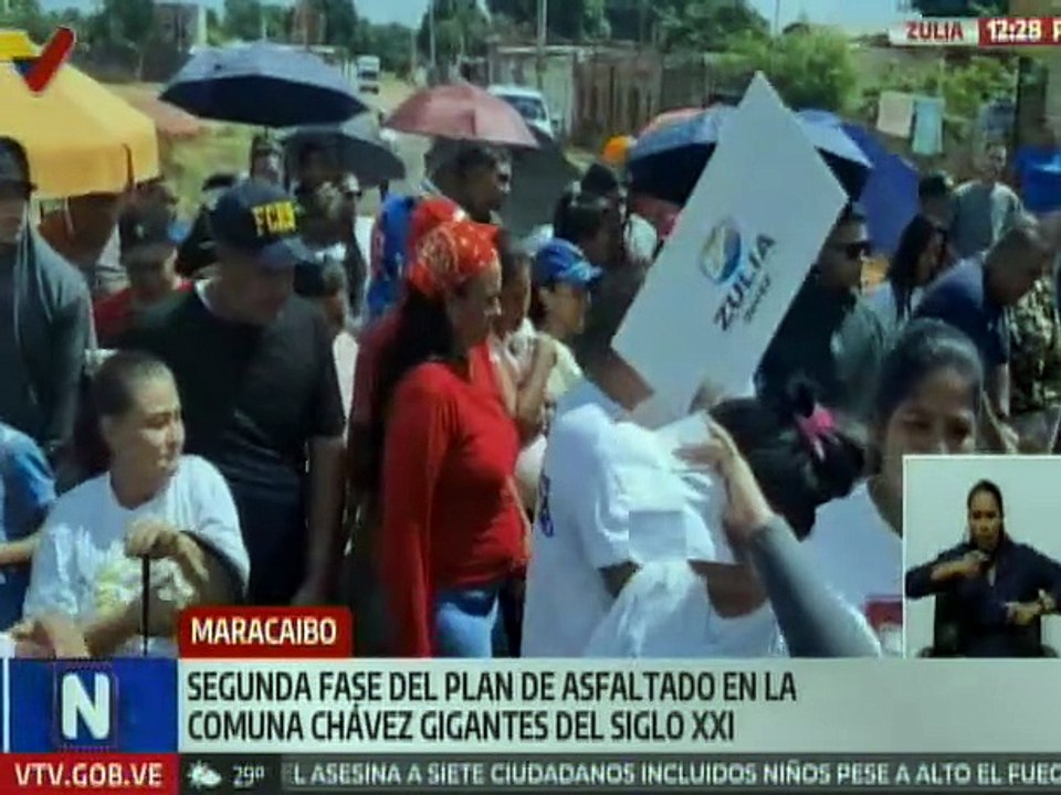 Zulia | Familias beneficiadas con asfaltado y mejoras integrales en la Comuna Chávez Gigantes del Siglo XXI