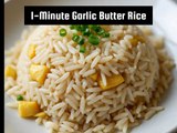 1-Minute Garlic Butter Rice. Cooking Studio